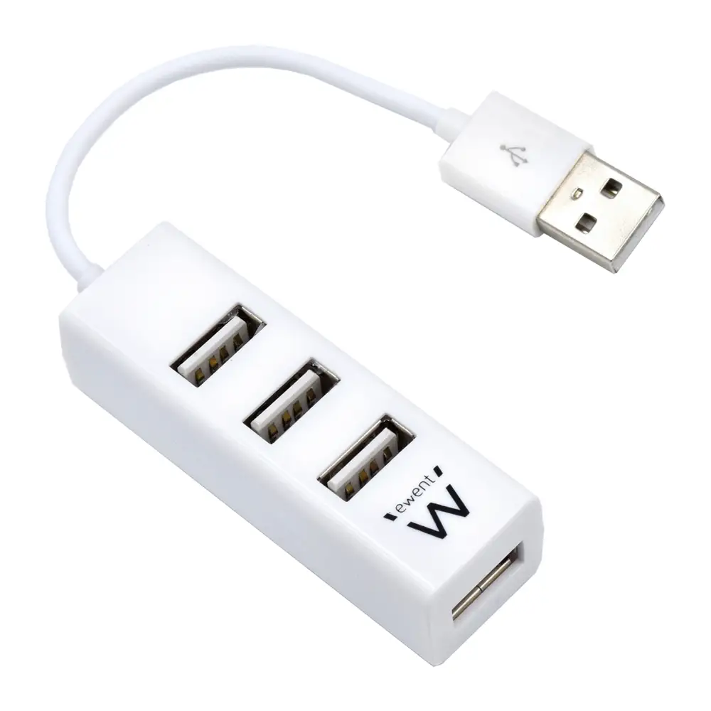 HUB USB 2.0 4 PORTE BIANCO/NERO EW1122 EW1123