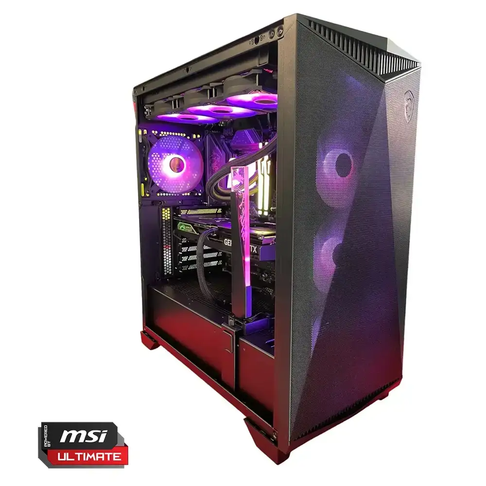 POWERED BY MSI - CPU INTEL I7-14700KF 32GB SSD 1TB VGA RTX4070 SUPER 12GB CASE GUNGNIR 300R 750W