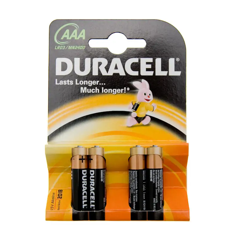 BATTERIA AAA DURACELL - ALKALINE LR03